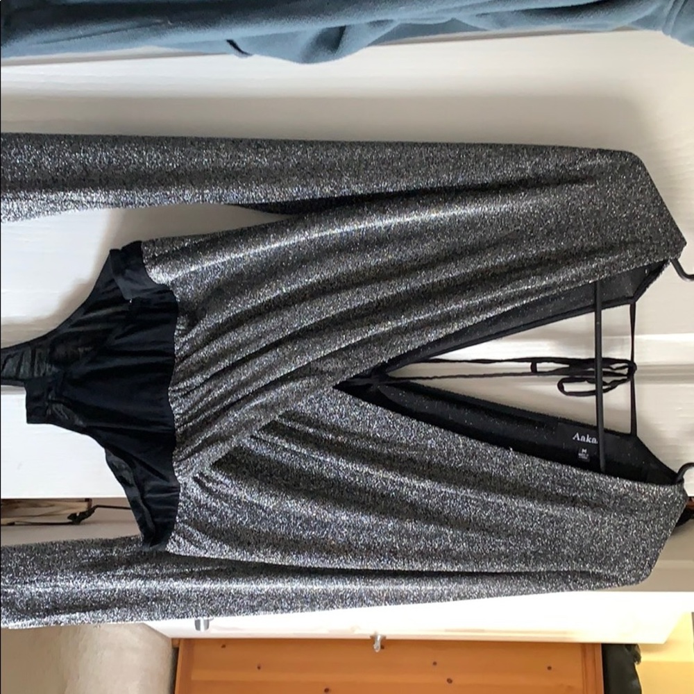 Low Cut sparkle bodysuit